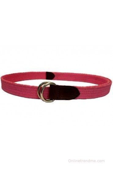 Skyforest Women, Girls Casual Pink Canvas Belt(Baby pink)